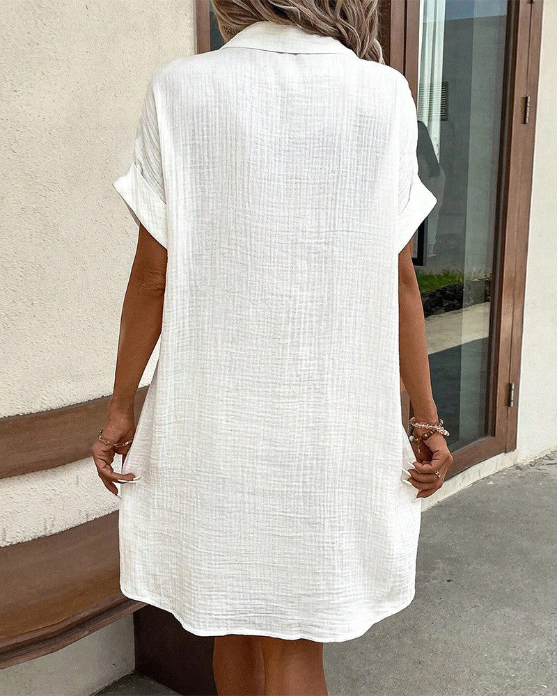 Kacie – Button-Down Shirt Dress for Women