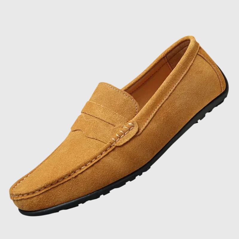 Denise – Classic Suede Driving Loafers for Women