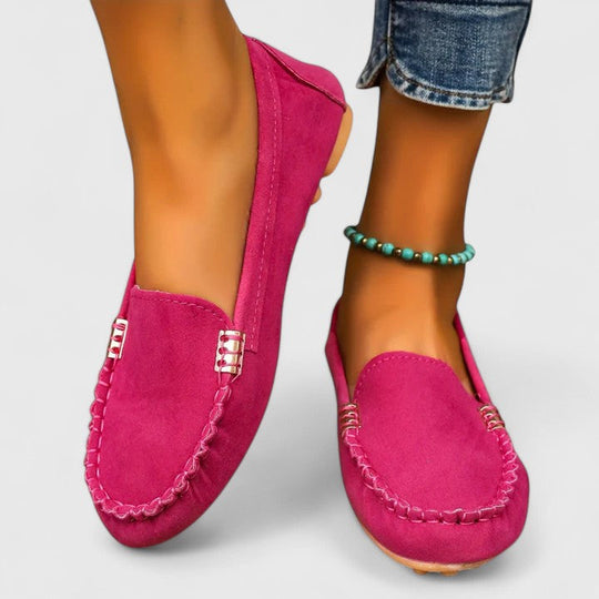 Alvanna – Soft Suede Moccasin Loafers for Women