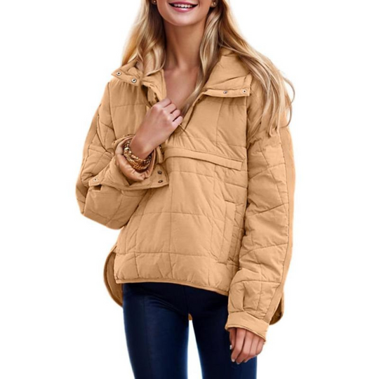 Veyra – Quilted Pullover Jacket for Women