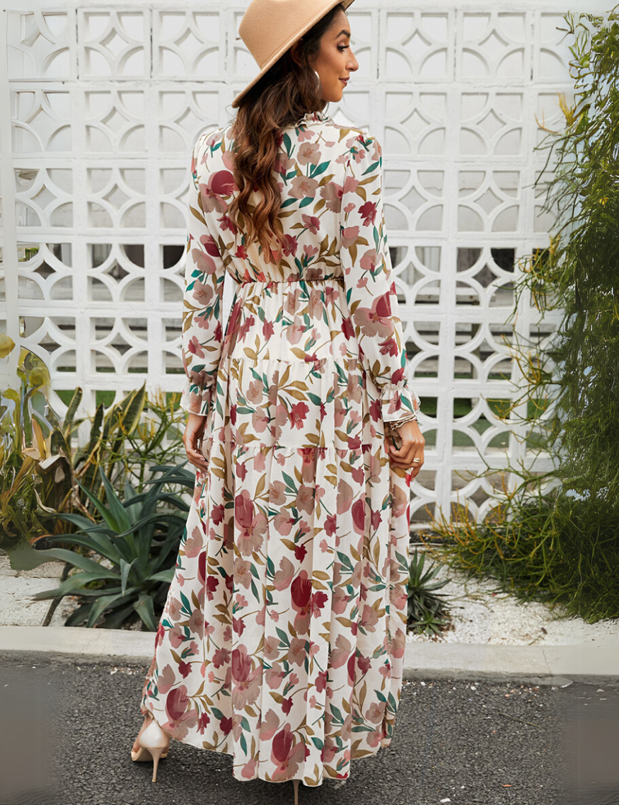 Tanisha – Floral Boho Maxi Dress for Women