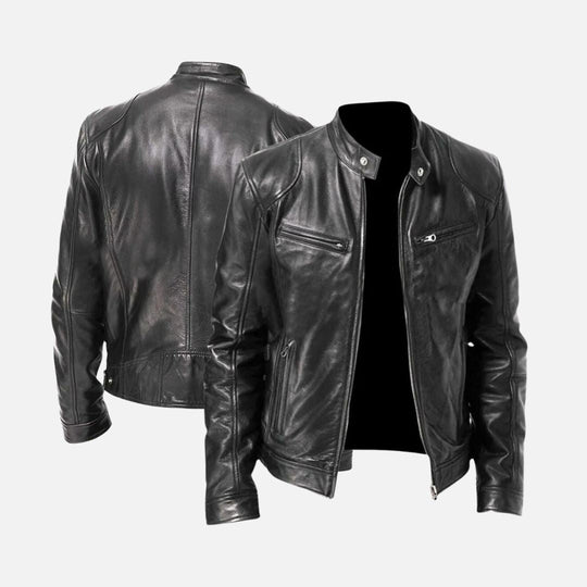 Dante – Leather Moto Jacket for Men