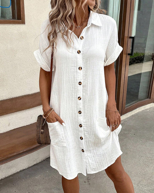 Kacie – Button-Down Shirt Dress for Women
