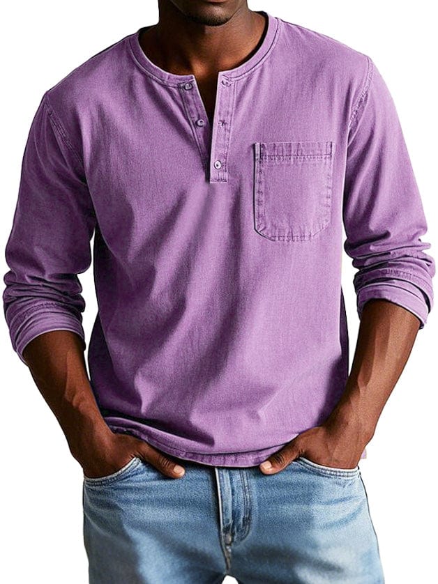 George – Casual Henley Shirt for Men