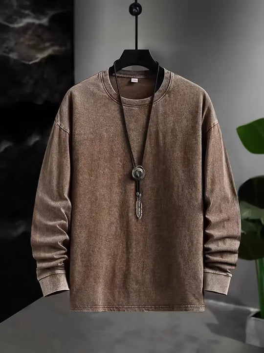 Alvin - Retro Style Long Sleeve Shirt