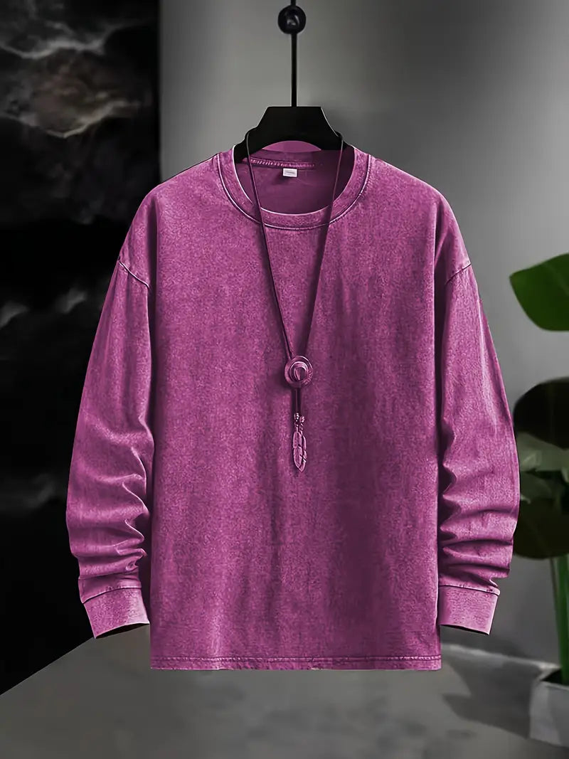 Alvin - Retro Style Long Sleeve Shirt