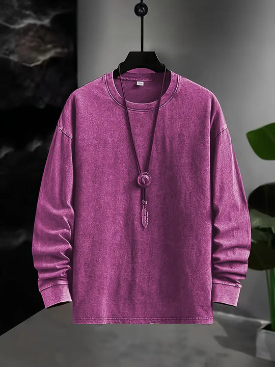 Alvin - Retro Style Long Sleeve Shirt