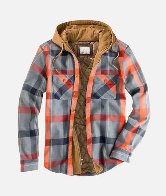 Colton – Warm Lined Plaid Jacket for Men