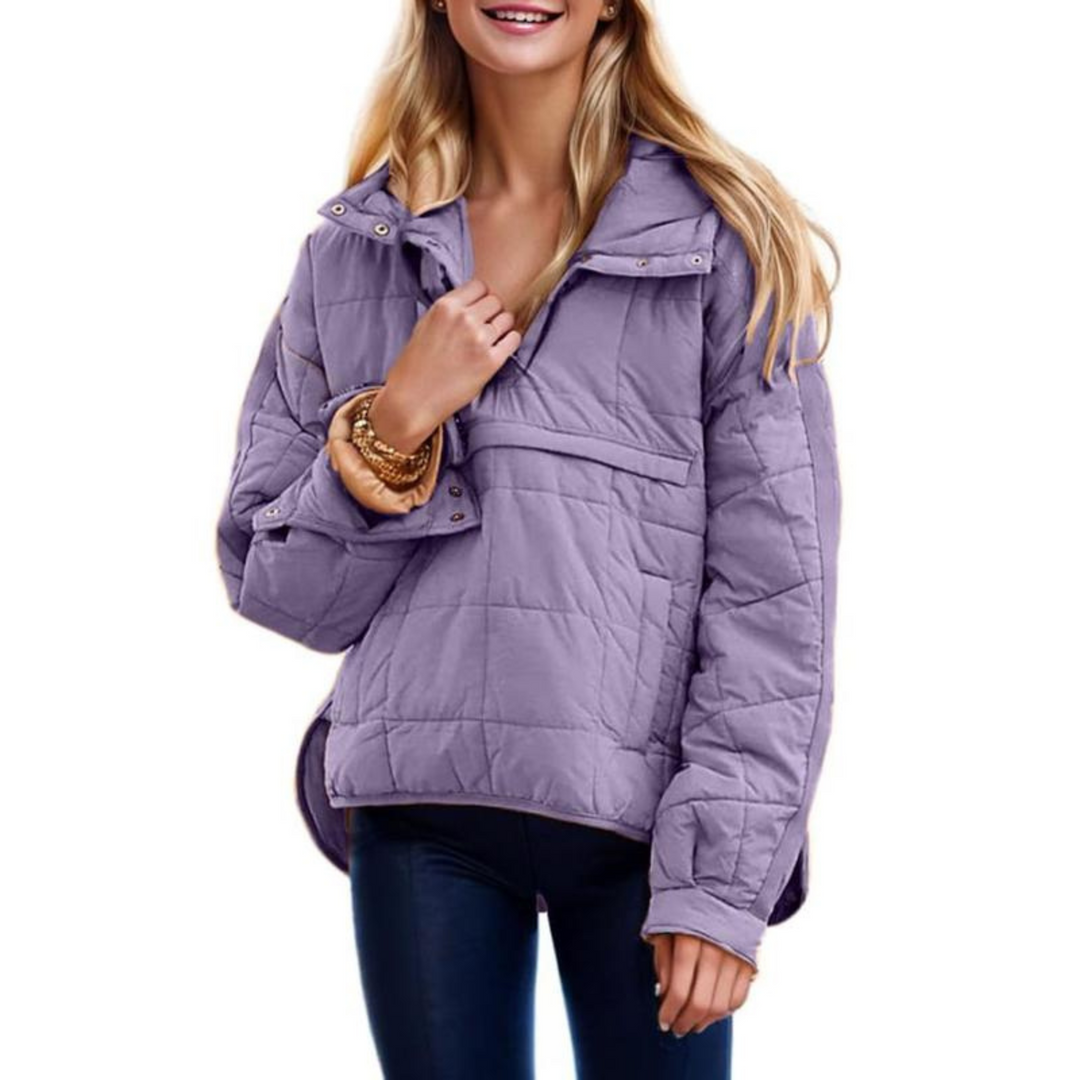 Veyra – Quilted Pullover Jacket for Women