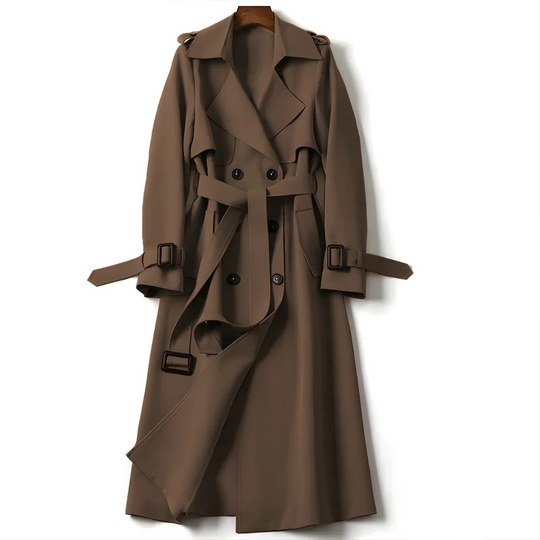 Elodie – Double-Breasted Trench Coat for Women