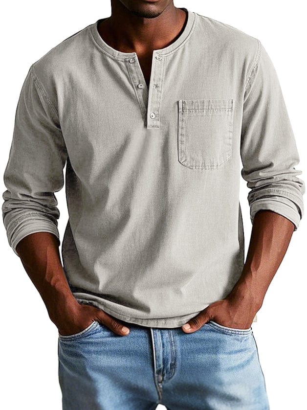 George – Casual Henley Shirt for Men