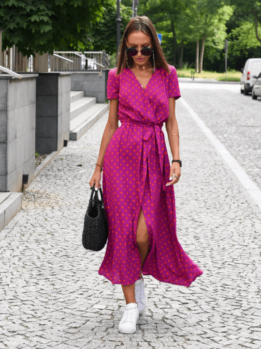 Karan – Floral Flowy Maxi Dress for Women