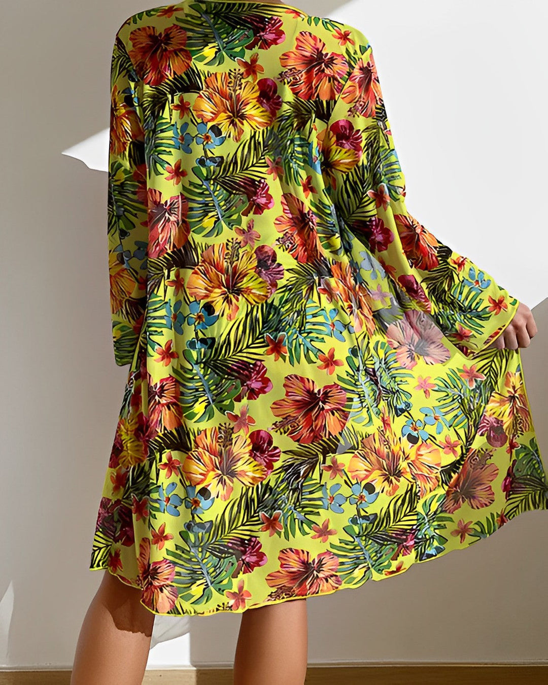 Floravida – Tropical Breeze 3-Piece Bikini & Cover-Up Set