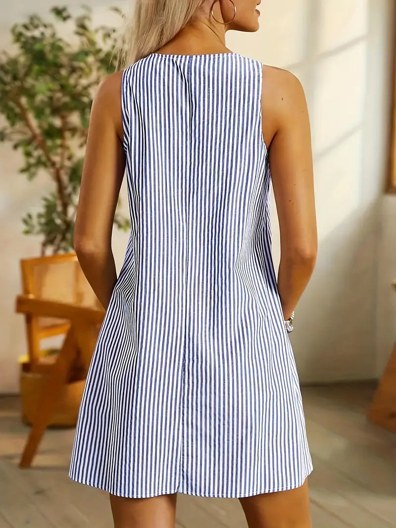 Eve – Striped Summer Romper