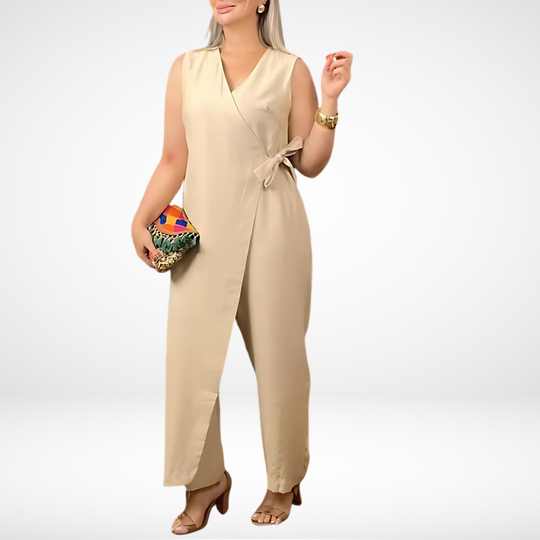 Zofia – Sleeveless Belted Jumpsuit for Women