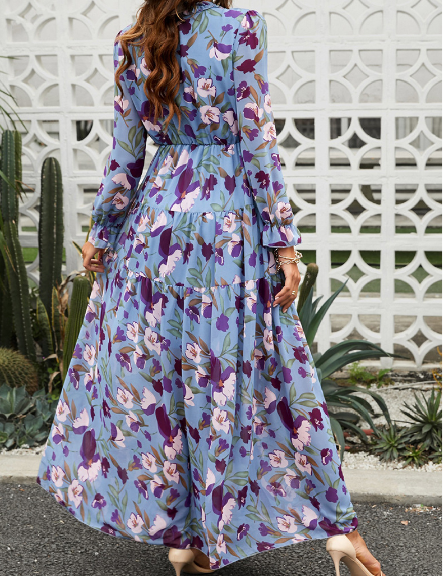 Tanisha – Floral Boho Maxi Dress for Women