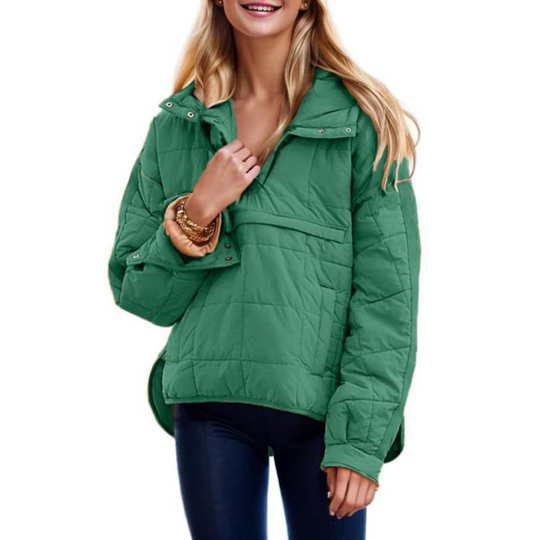 Veyra – Quilted Pullover Jacket for Women