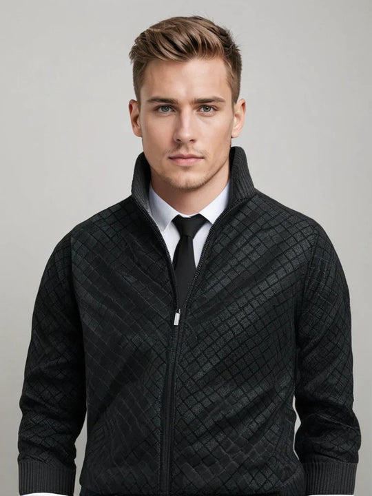 Julian – Knit Zip-Up Sweater for Men