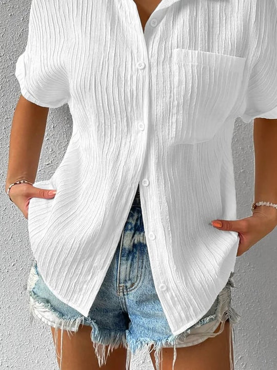 Mirae – Textured Breeze Summer Shirt