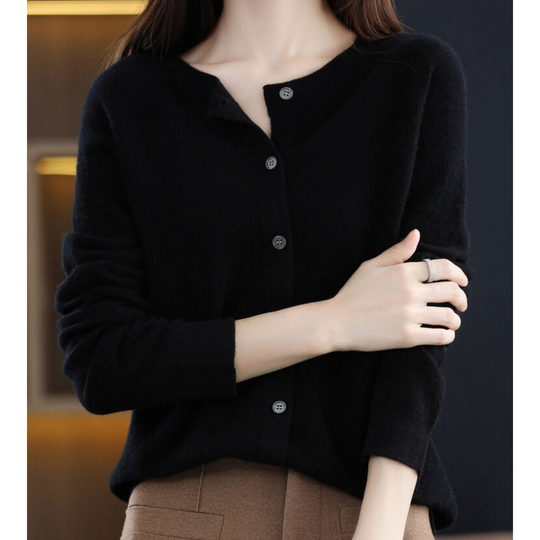 Amira – Soft Knit Button Cardigan for Women
