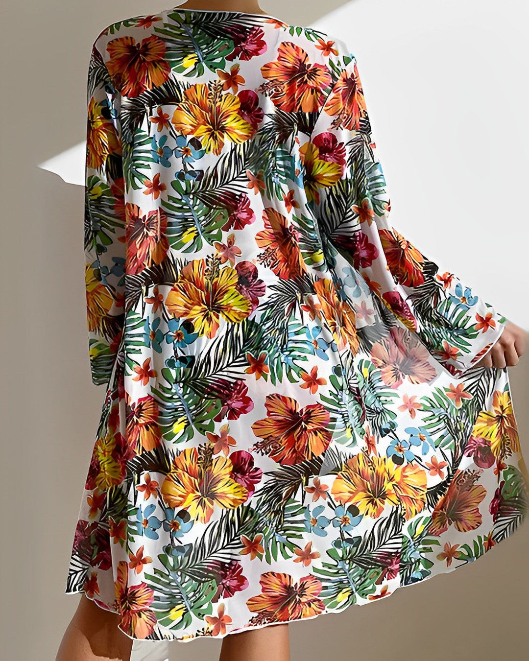 Floravida – Tropical Breeze 3-Piece Bikini & Cover-Up Set