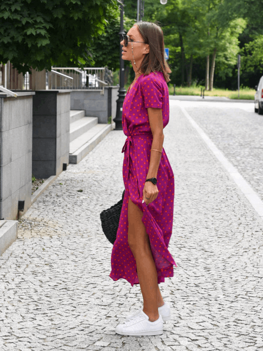 Karan – Floral Flowy Maxi Dress for Women