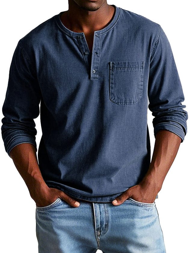 George – Casual Henley Shirt for Men