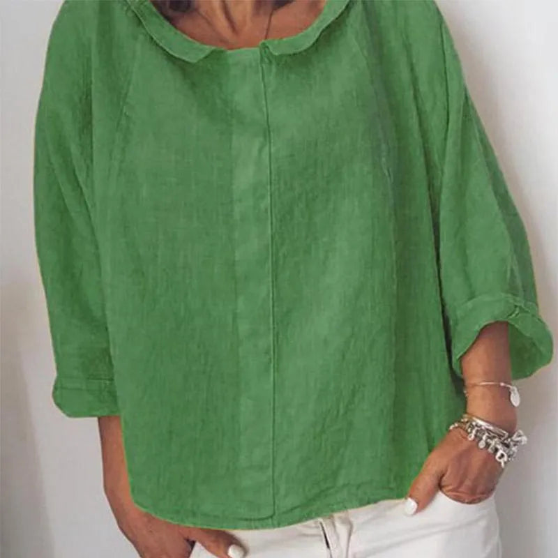 Margarethe – Lightweight Linen Blouse for Women