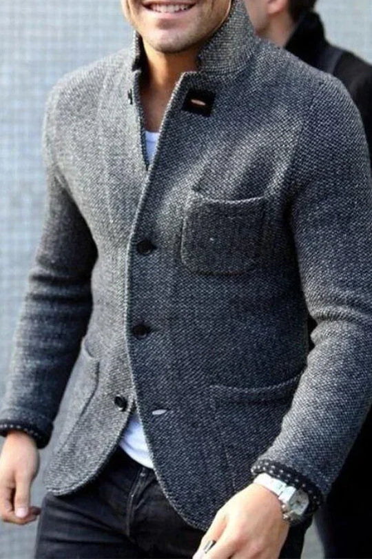 Hunter – Wool Blend Knit Blazer for Men