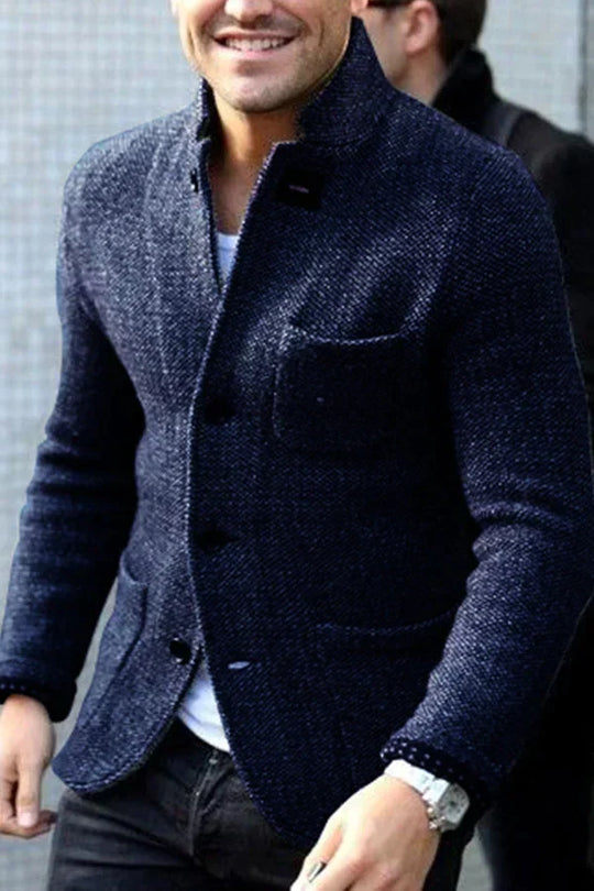Hunter – Wool Blend Knit Blazer for Men