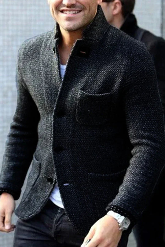 Hunter – Wool Blend Knit Blazer for Men