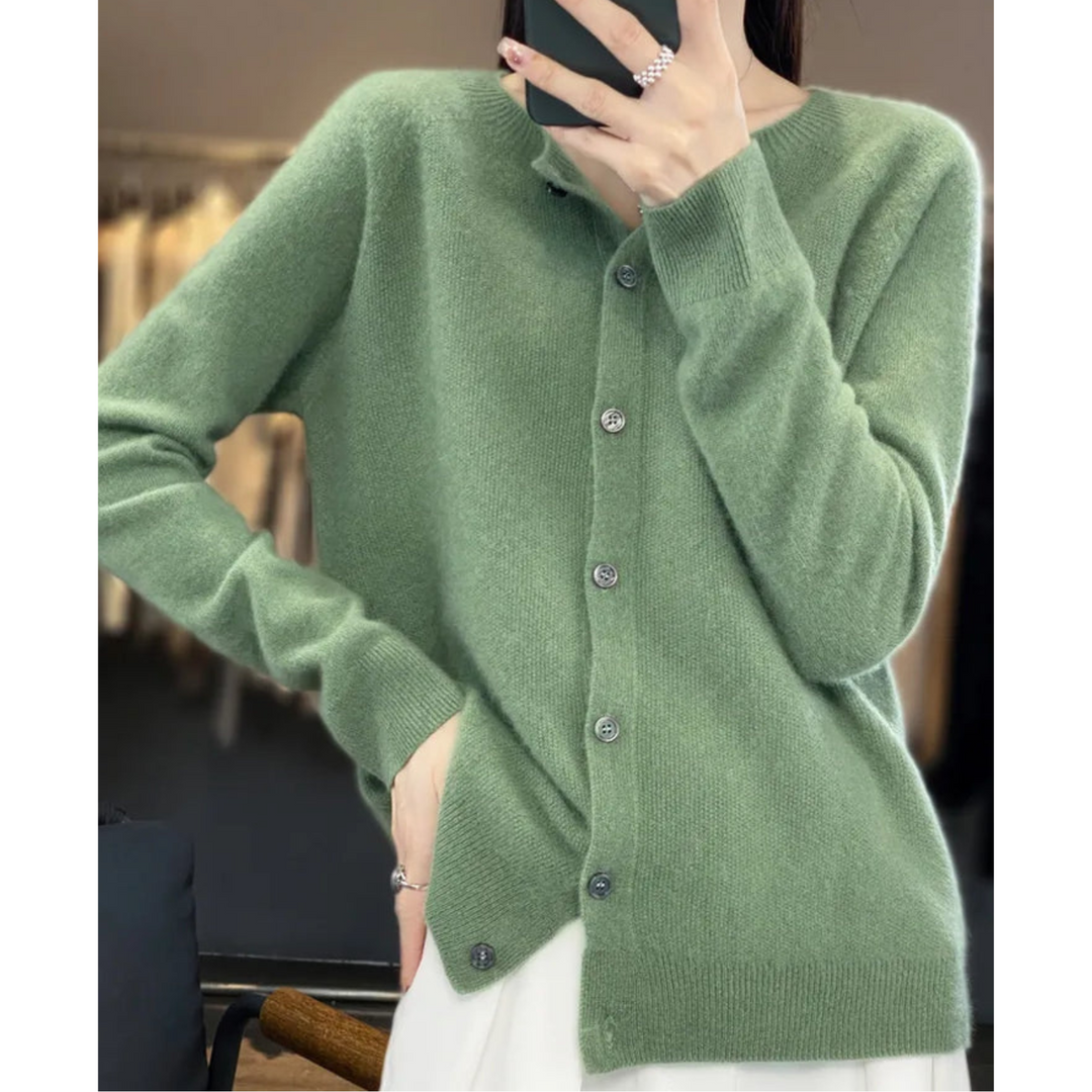Amira – Soft Knit Button Cardigan for Women