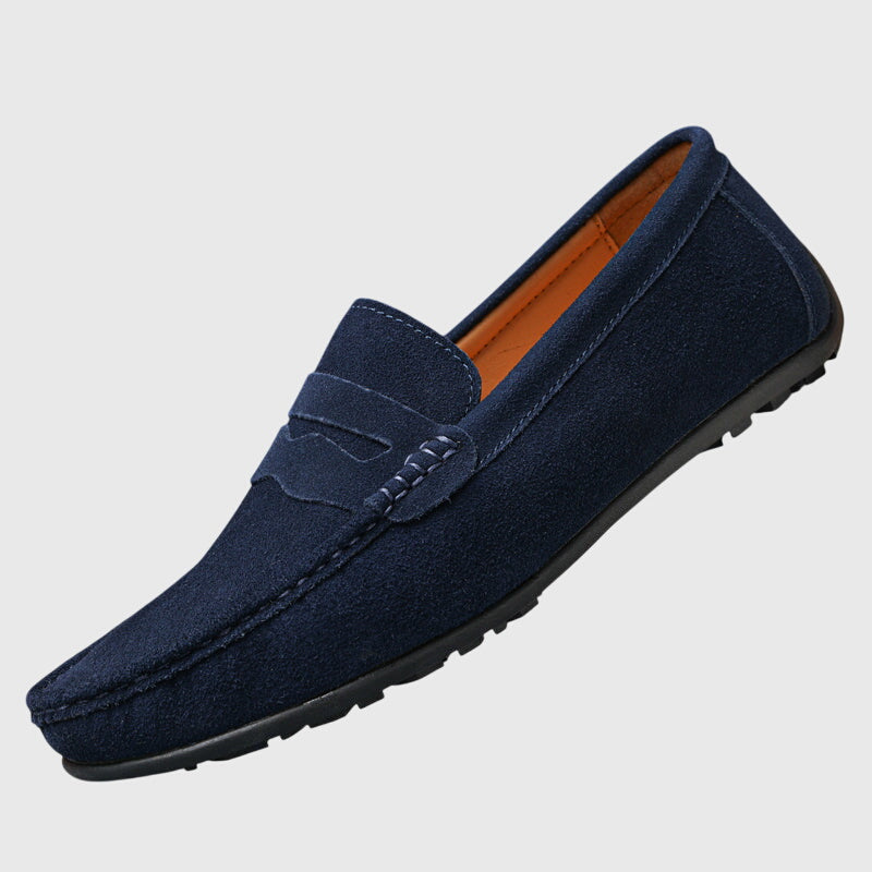 Denise – Classic Suede Driving Loafers for Women