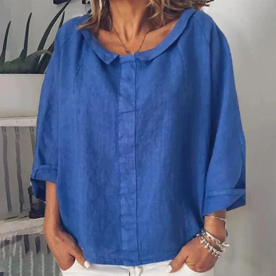 Margarethe – Lightweight Linen Blouse for Women