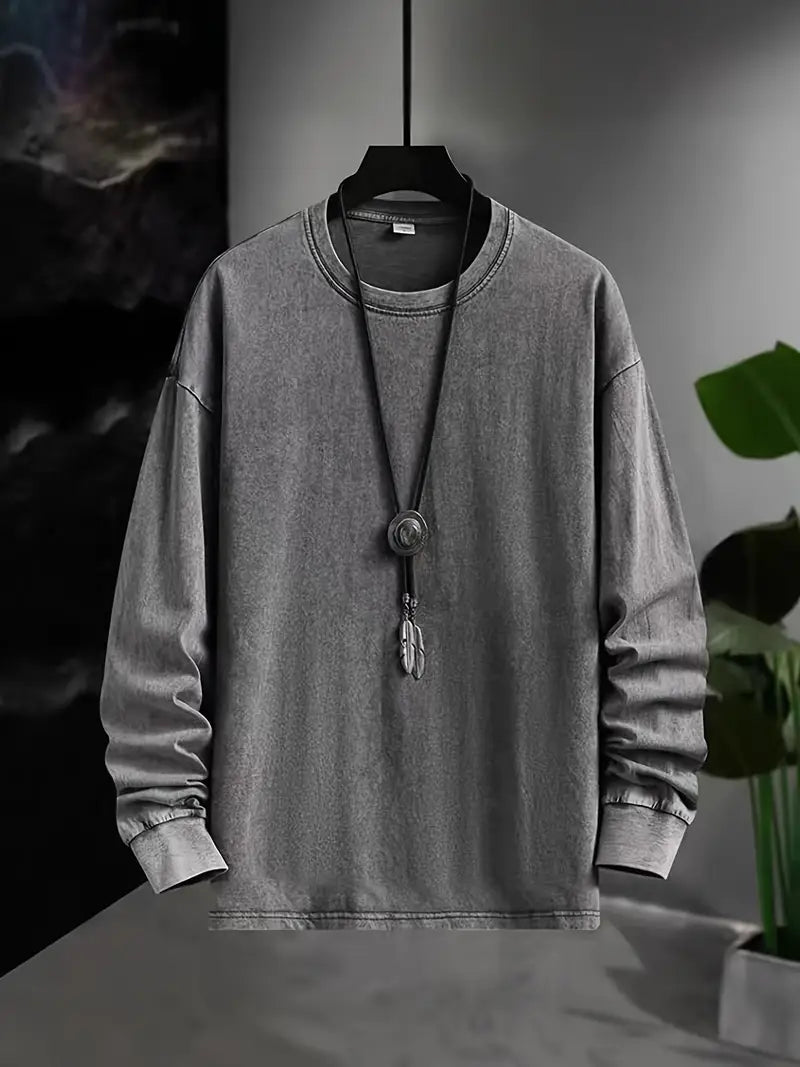 Alvin - Retro Style Long Sleeve Shirt