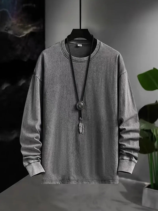 Alvin - Retro Style Long Sleeve Shirt