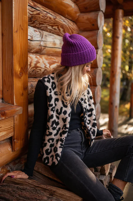 Aubrey – Leopard Print Vest for Women