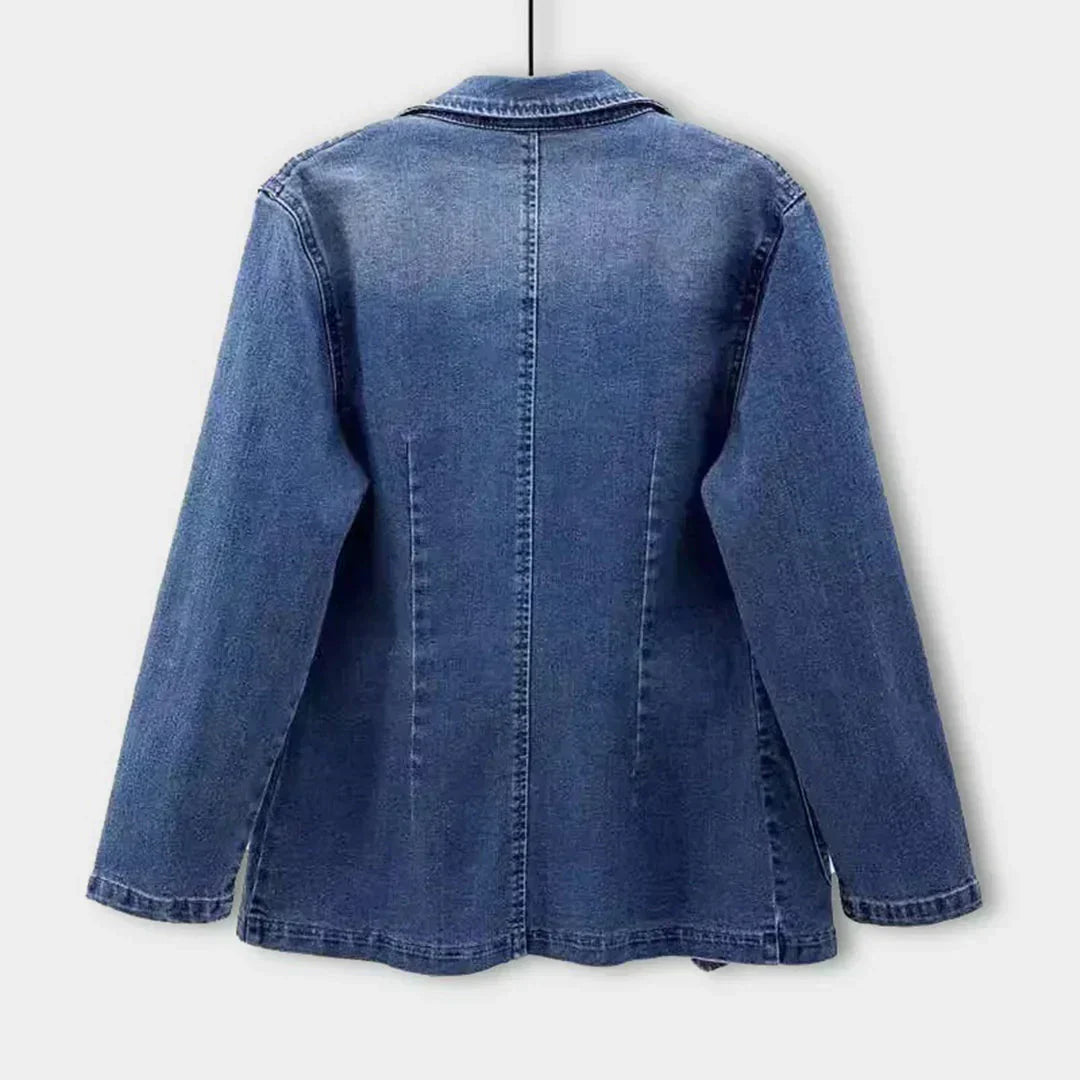 Jeanverra – Tailored Denim Blazer for Women