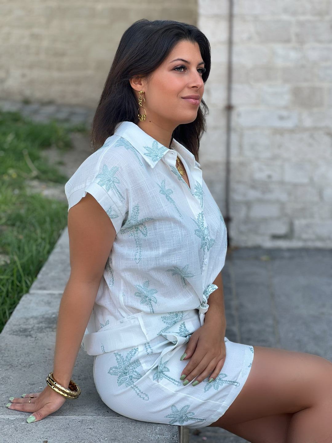 Selvaya – Embroidered High-Waist Shorts for Women