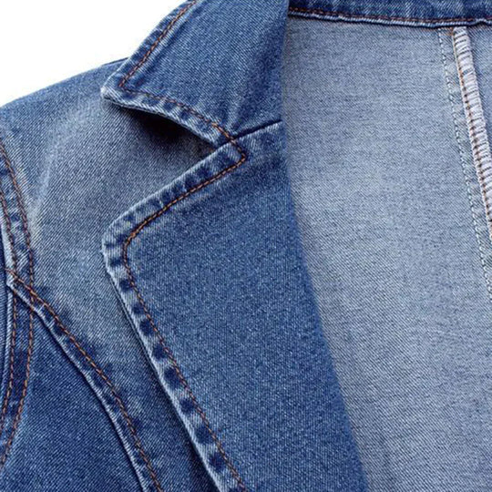 Jeanverra – Tailored Denim Blazer for Women