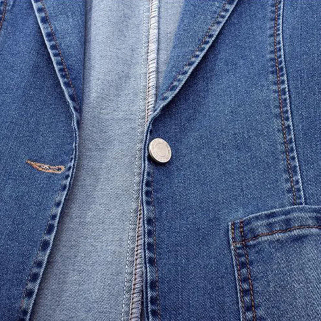 Jeanverra – Tailored Denim Blazer for Women