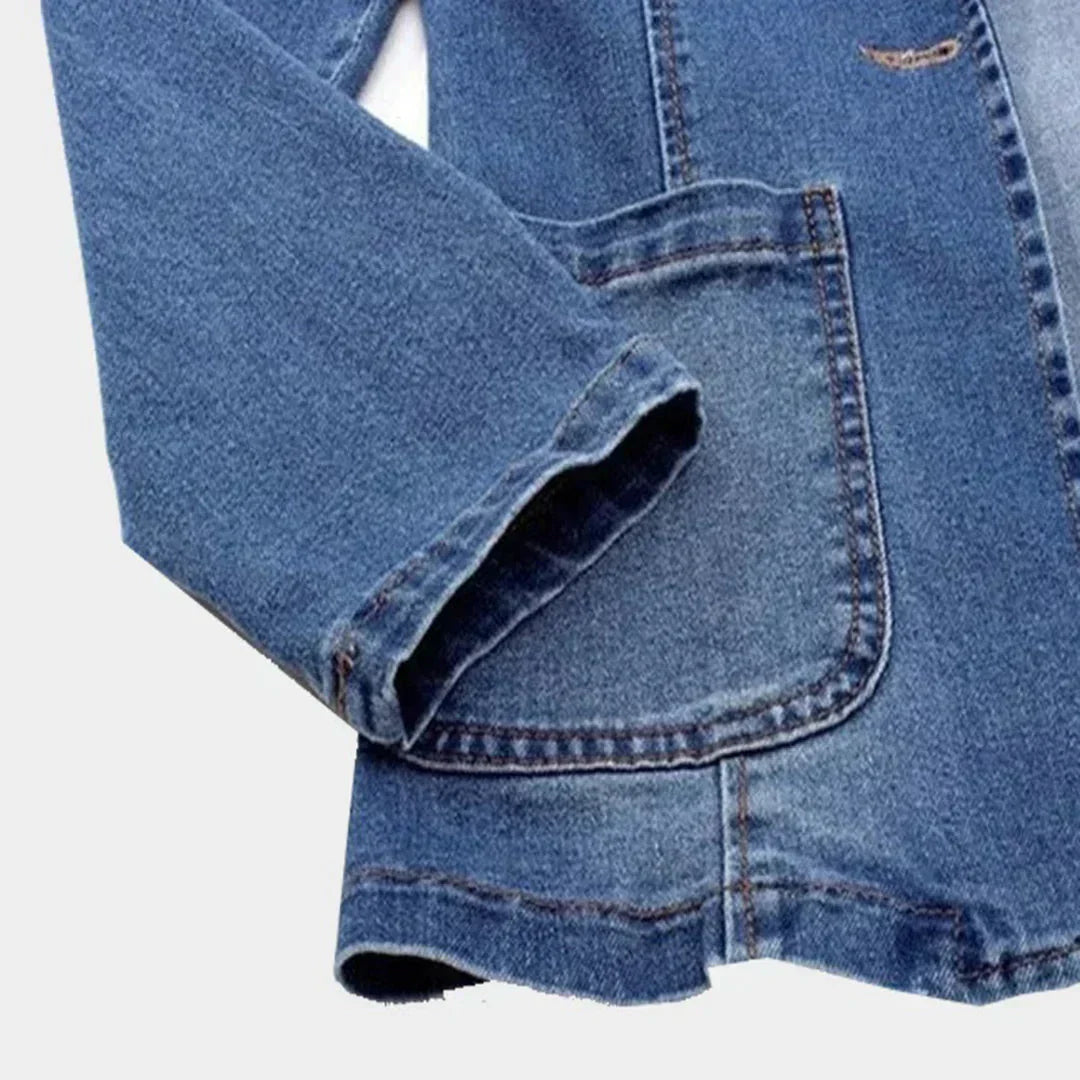 Jeanverra – Tailored Denim Blazer for Women