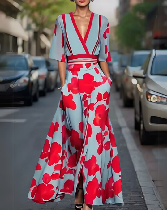 Judith – Floral Wrap Dress it for Women