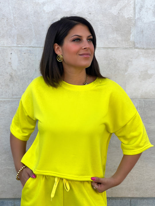 Ziya – Neon-Luxe Loungewear Shirt for Women