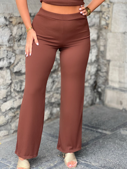 Vireza – Sculpted Sleeveless Set Brown for Women