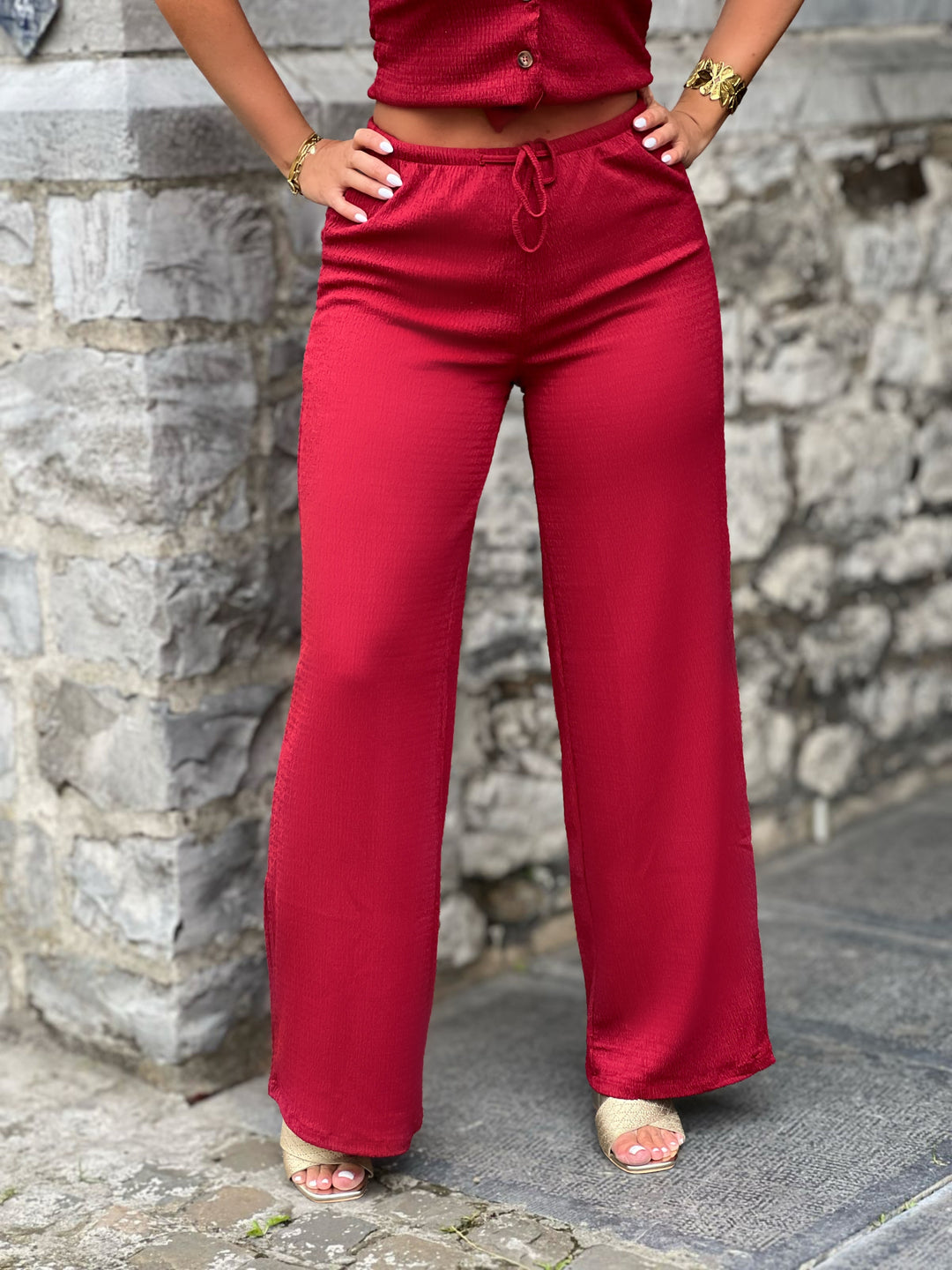 Vireya – Wide-Leg High Waist Trousers for Women