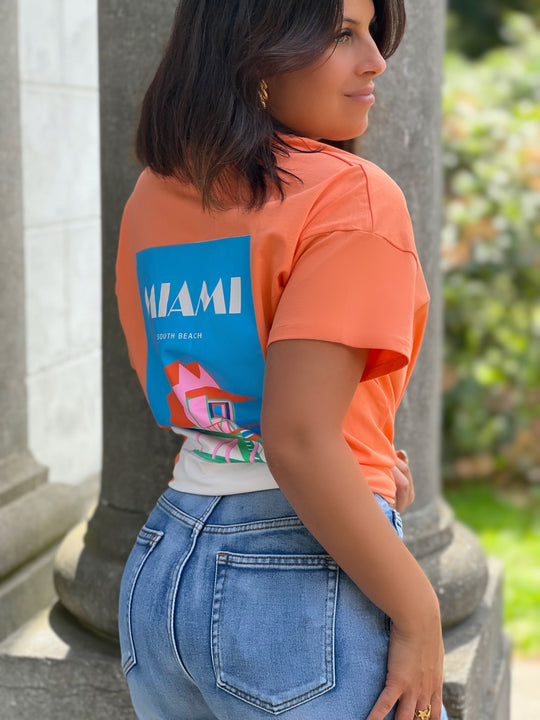 Gwladys – Graphic Cotton Tee for Women