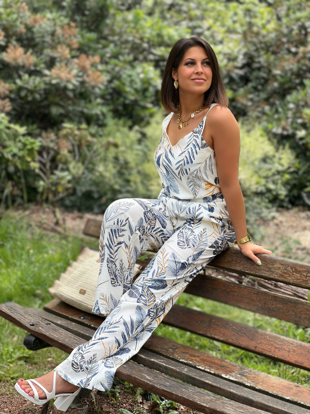 Holly – Tropical Printed Top for Women