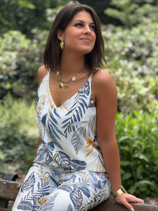 Holly – Tropical Printed Top for Women