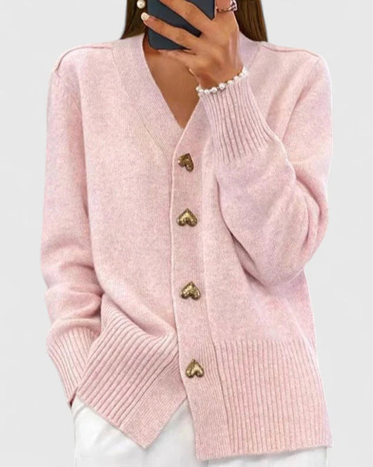 Chelsea – Classic Button-Up Cardigan for Women